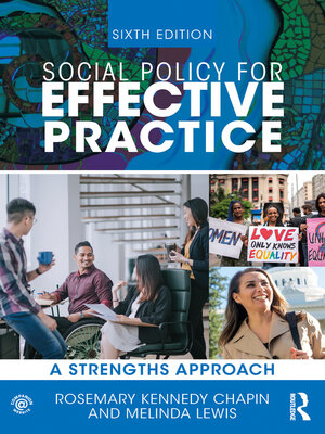 cover image of Social Policy for Effective Practice
